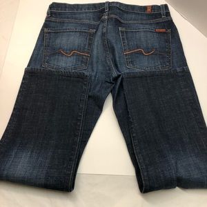 Men’s 7 for all mankind bootcut jeans 33x 28